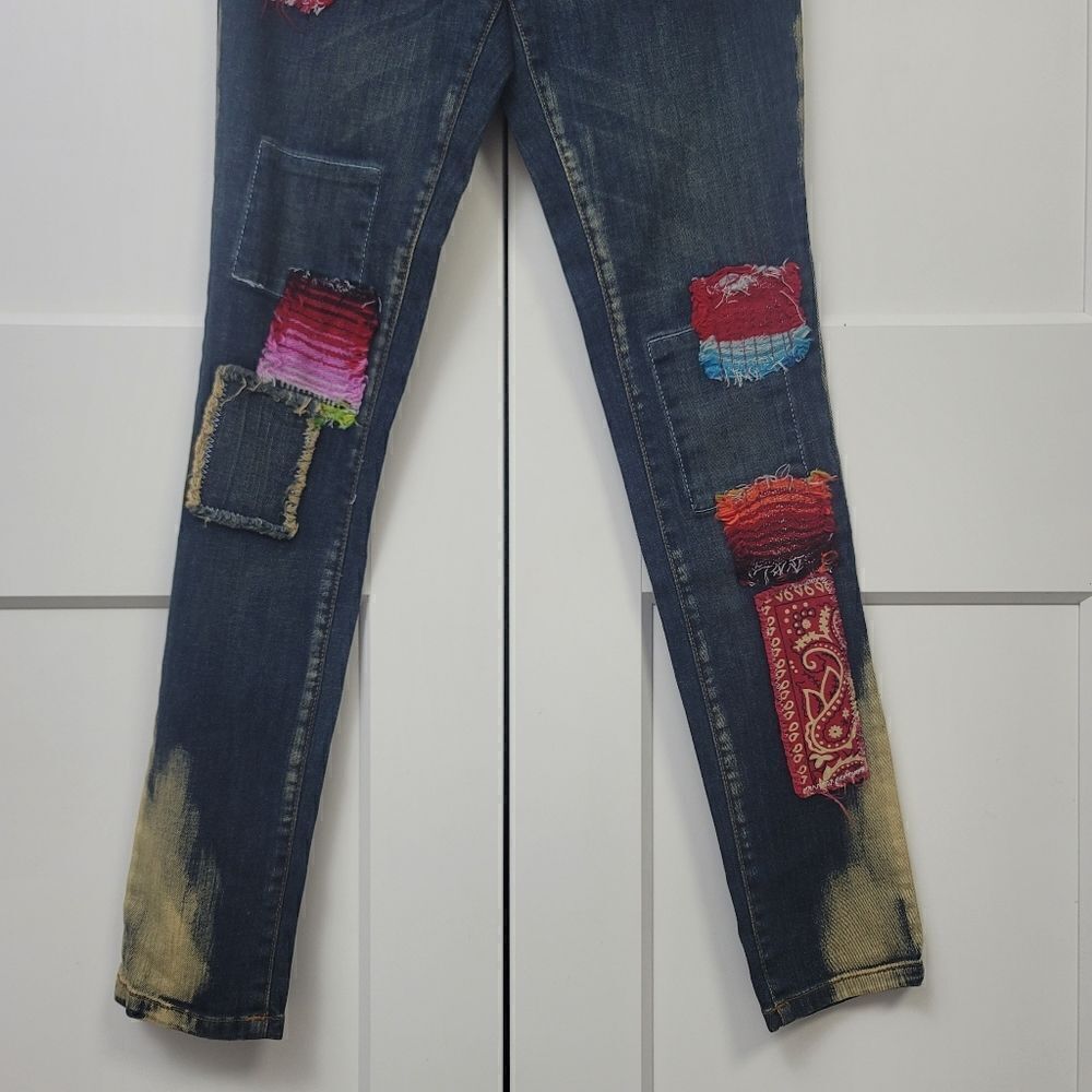 Free People patch jeans, size 25 - Picture 3 of 8